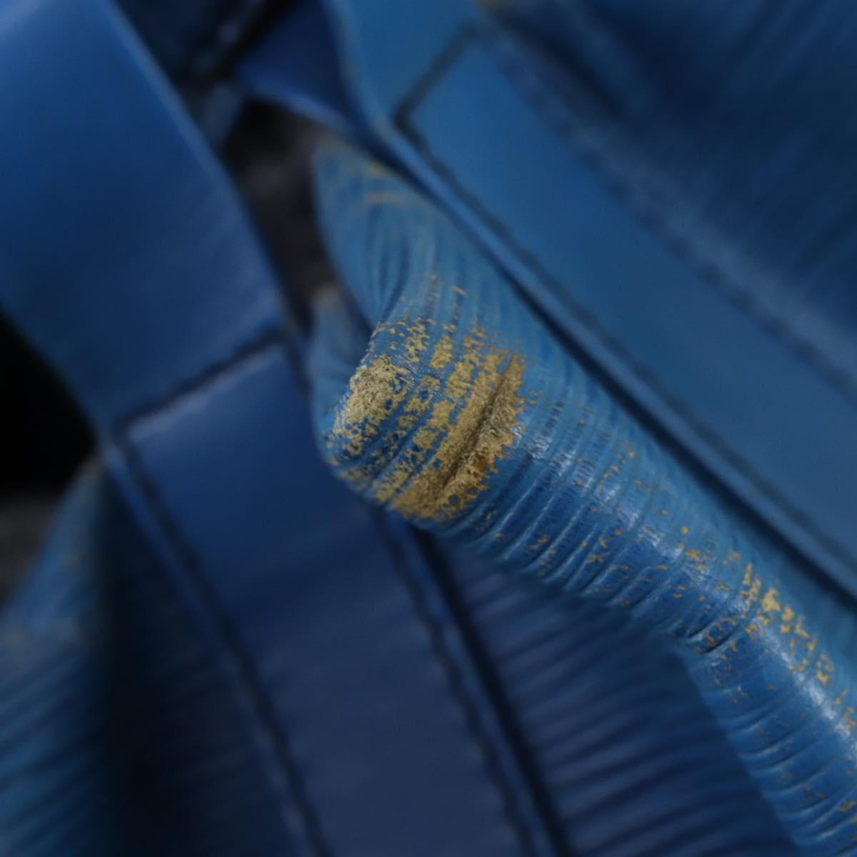 LOUIS VUITTON Epi Randonnee GM Shoulder Bag Blue M43085 LV Auth 151856