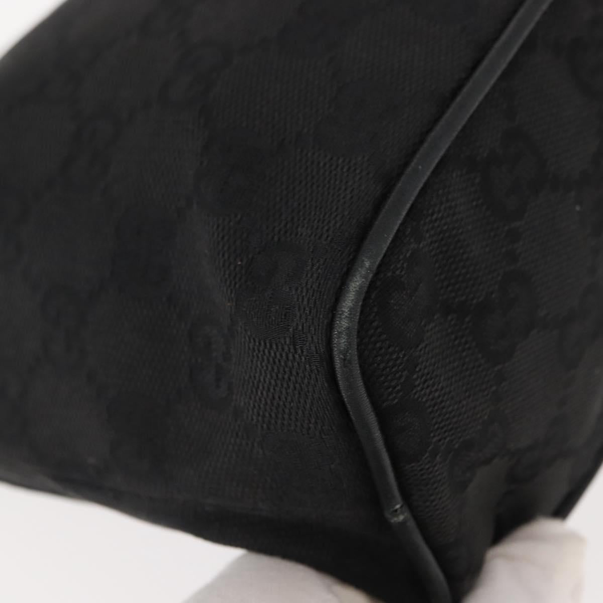 GUCCI GG Canvas Accessory Pouch Black 34080 Auth 151873