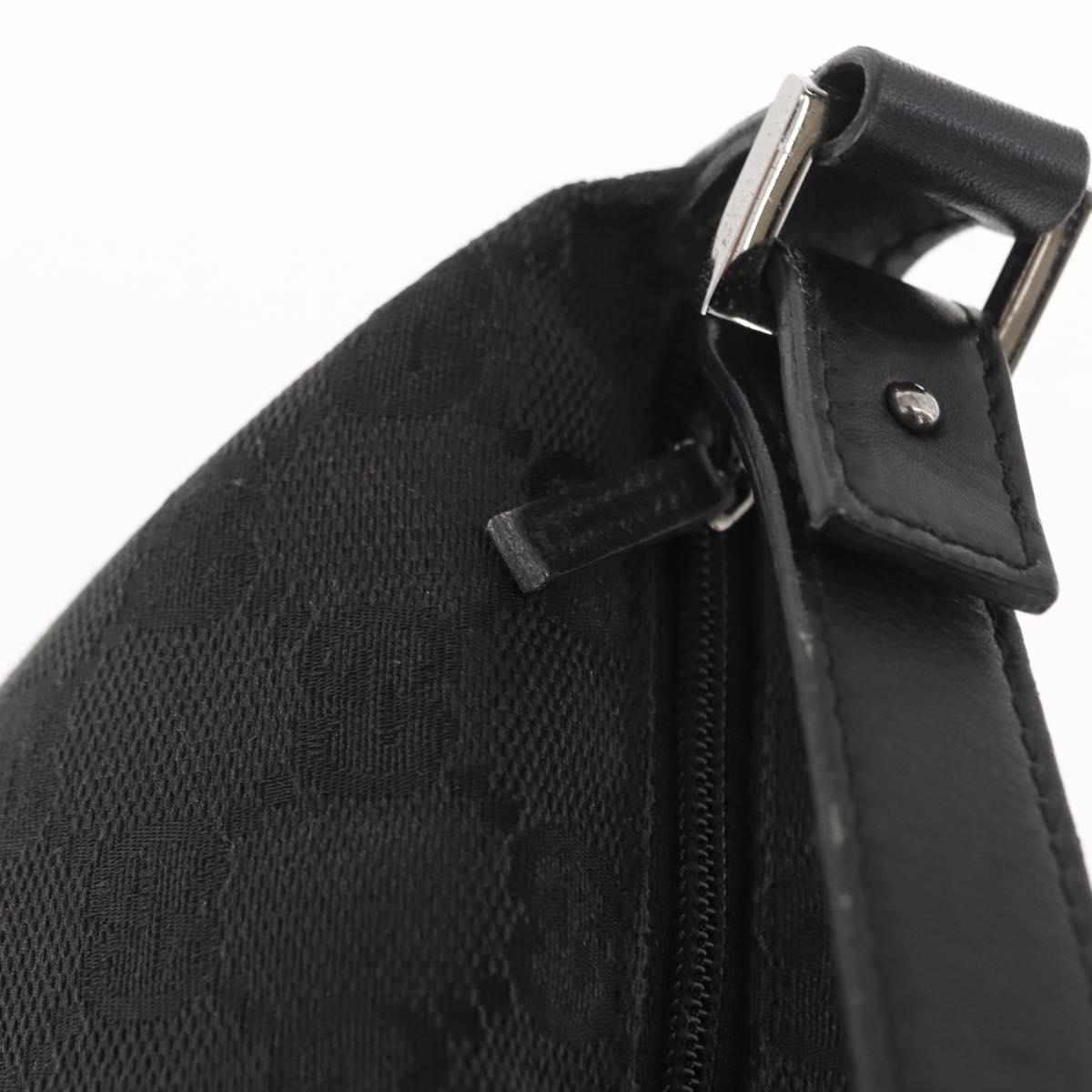 GUCCI GG Canvas Accessory Pouch Black 34080 Auth 151873