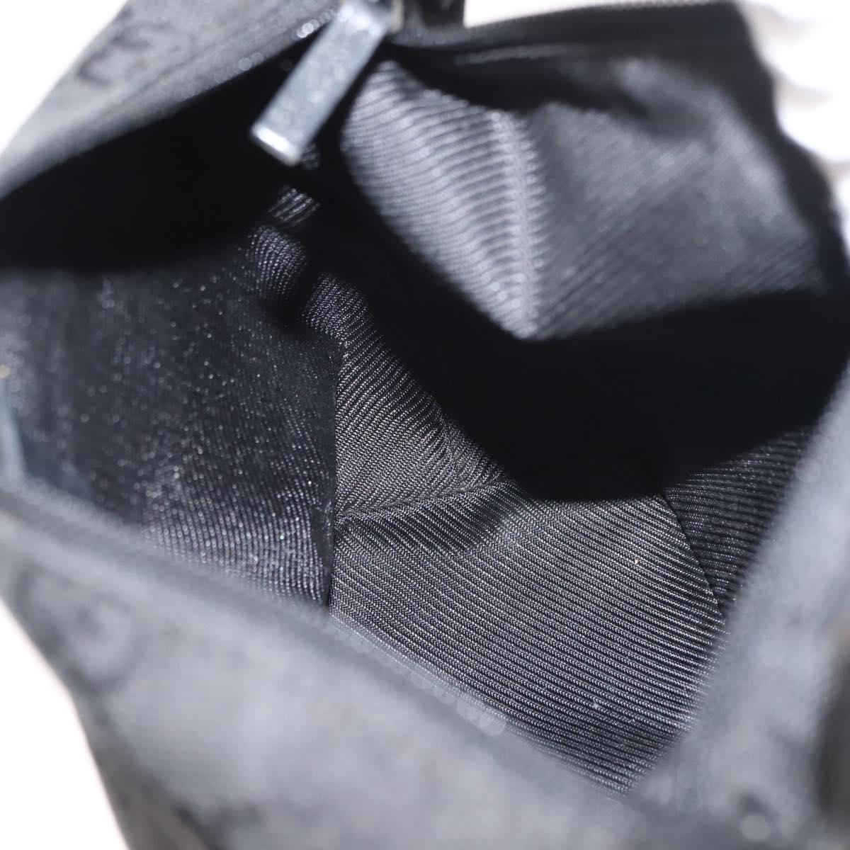 GUCCI GG Canvas Accessory Pouch Black 34080 Auth 151873