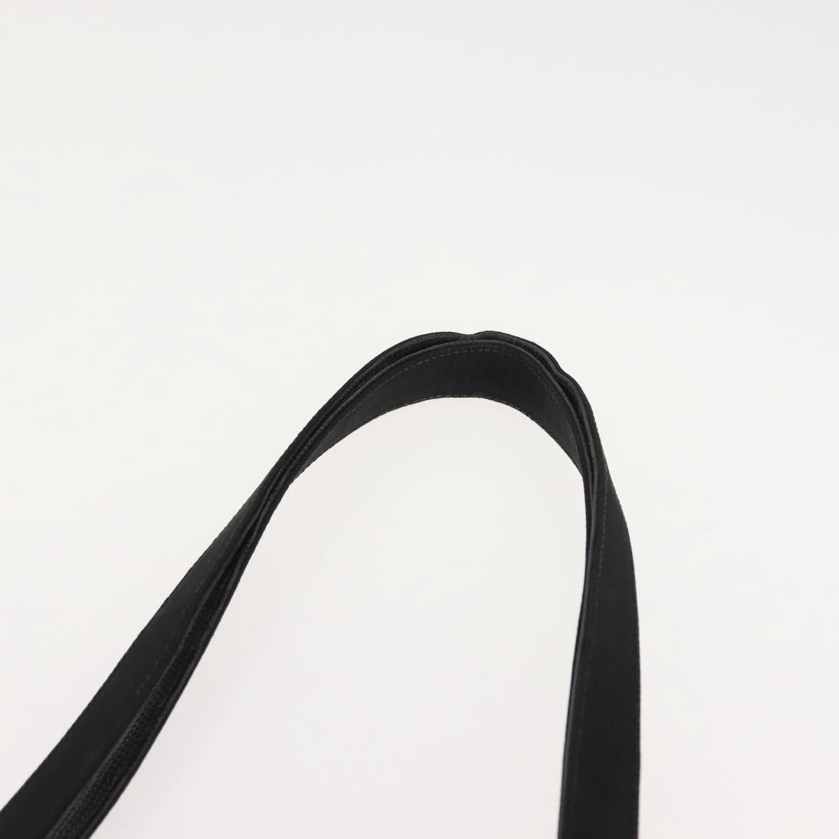 Salvatore Ferragamo Tote Bag Leather Black Gold Auth 151882