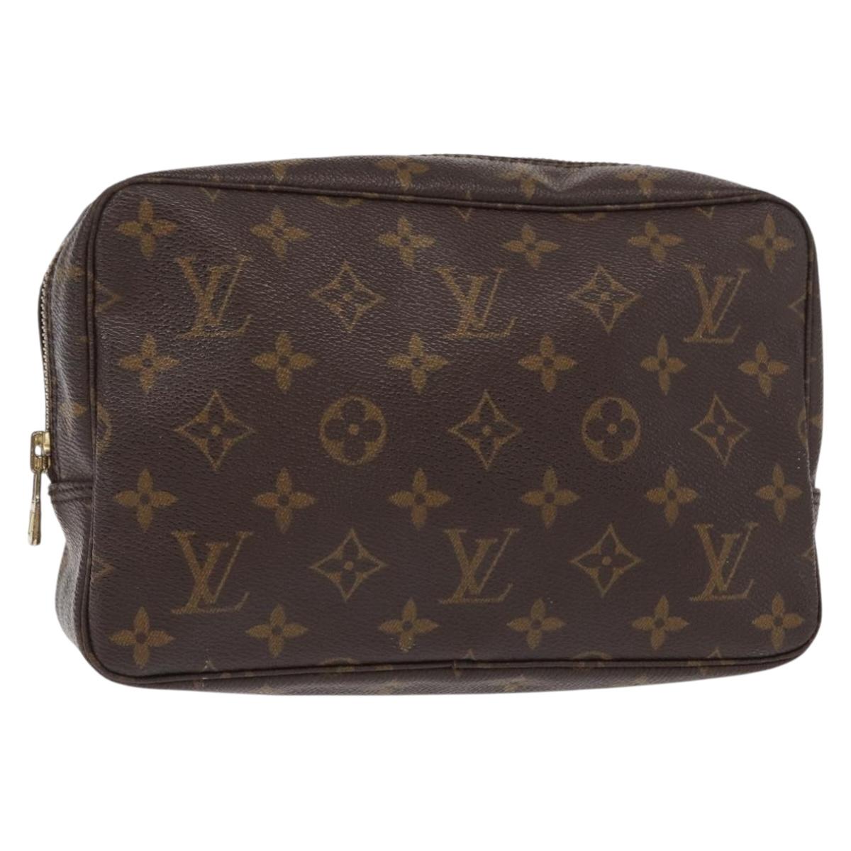 LOUIS VUITTON Monogram Trousse Toilette 23 Clutch Bag M47524 LV Auth 151900