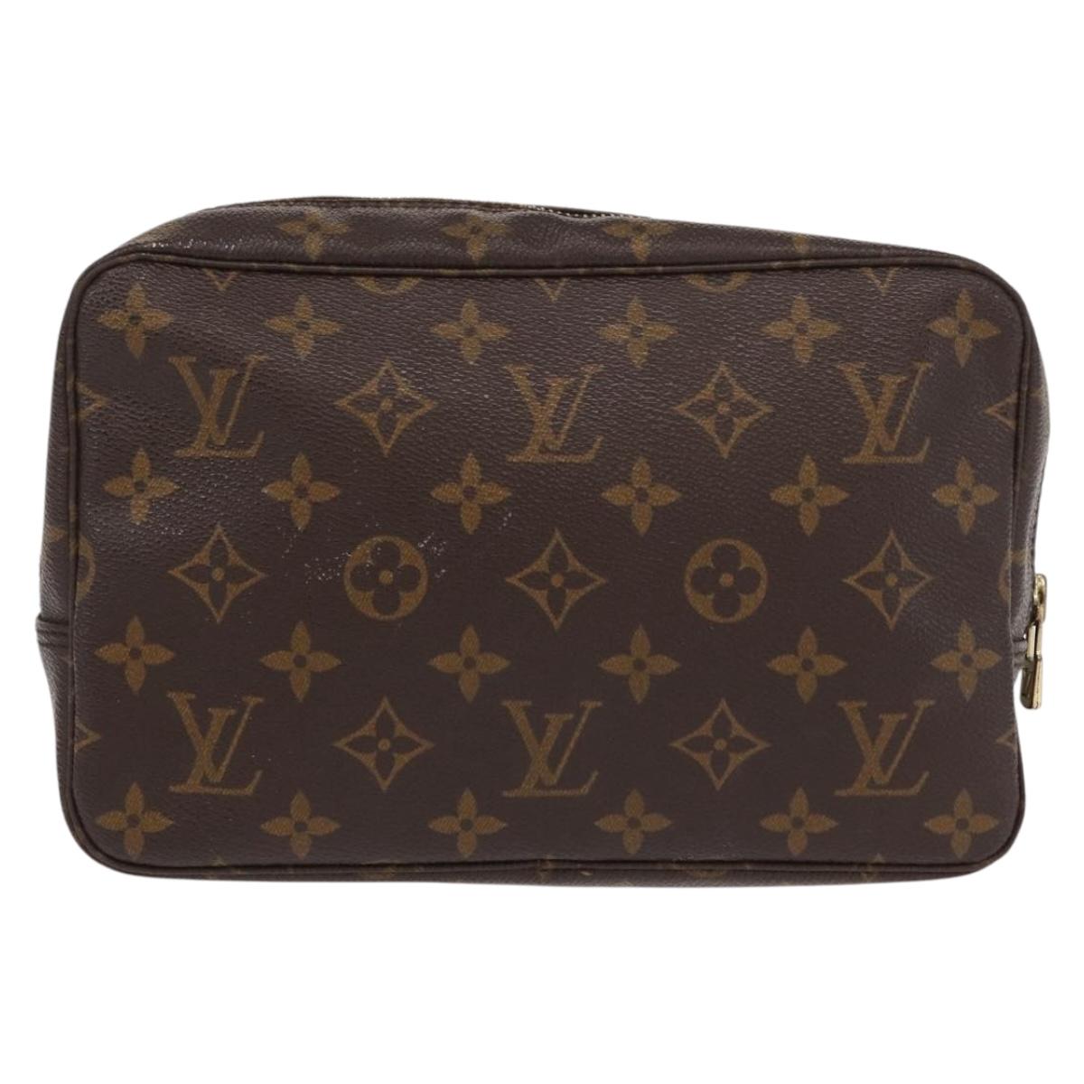 LOUIS VUITTON Monogram Trousse Toilette 23 Clutch Bag M47524 LV Auth 151900