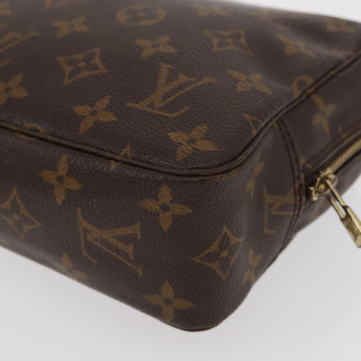 LOUIS VUITTON Monogram Trousse Toilette 23 Clutch Bag M47524 LV Auth 151900