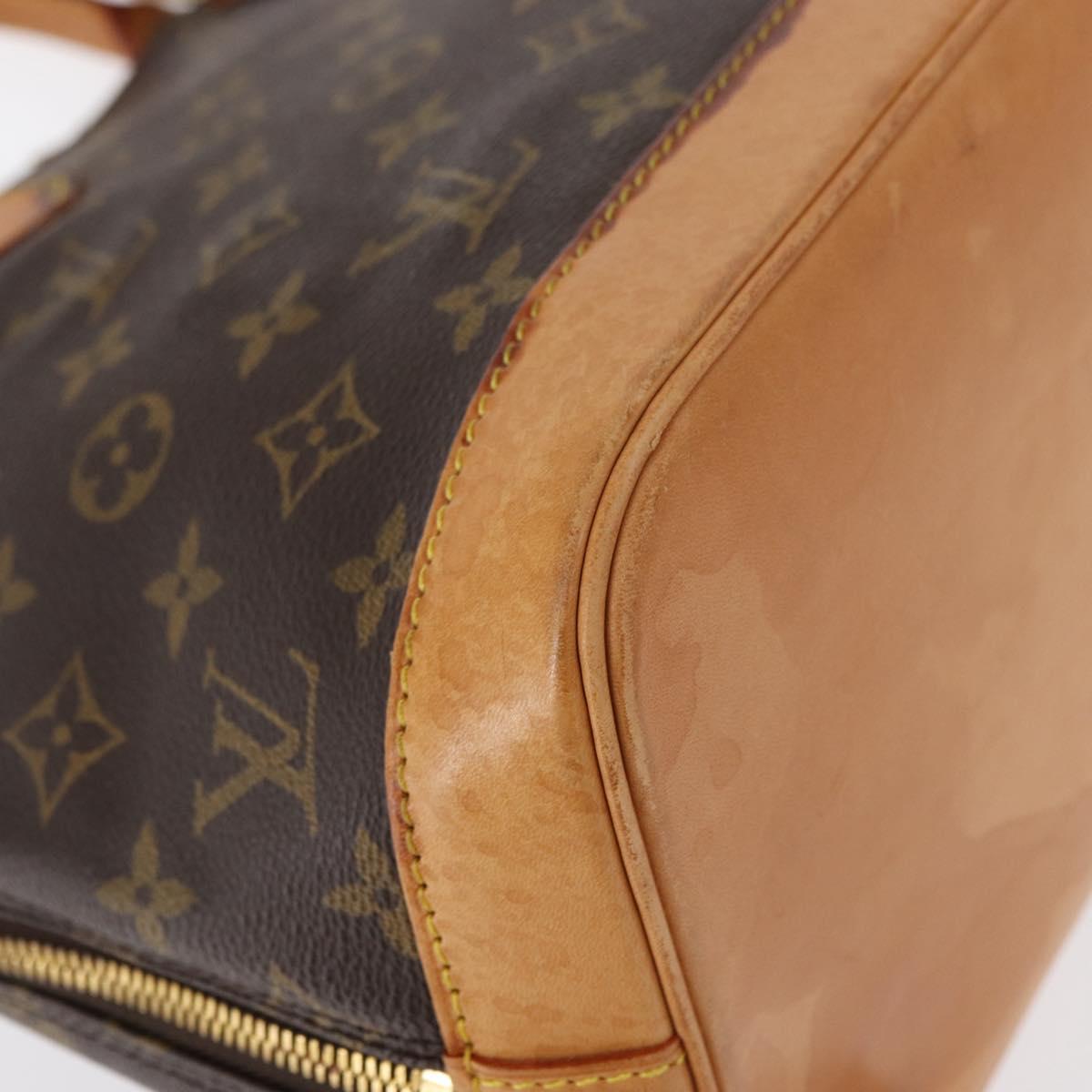 LOUIS VUITTON Monogram Alma Hand Bag M51130 LV Auth 151902