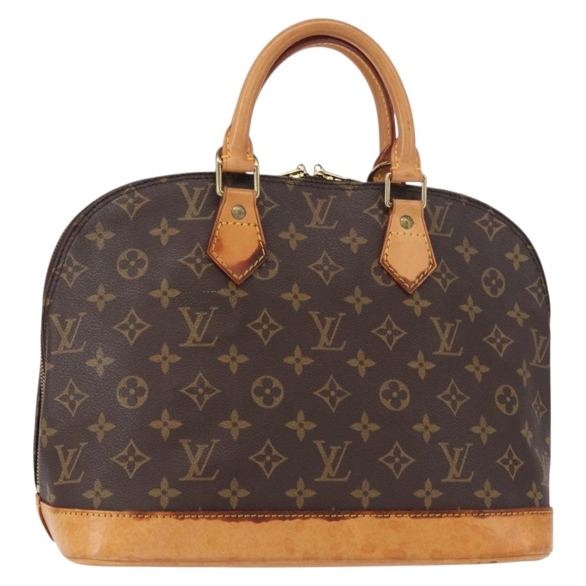 LOUIS VUITTON Monogram Alma Hand Bag M51130 LV Auth 151902