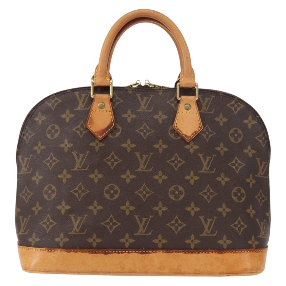 LOUIS VUITTON Monogram Alma Hand Bag M51130 LV Auth 151902