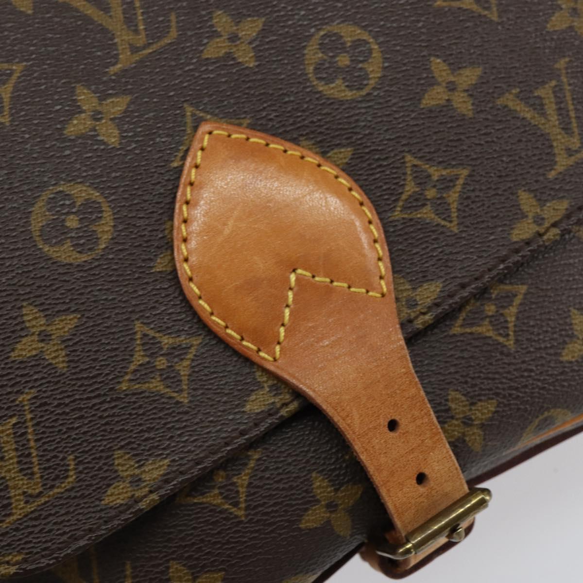 LOUIS VUITTON Monogram Cartouchiere MM Shoulder Bag M51253 LV Auth 151906