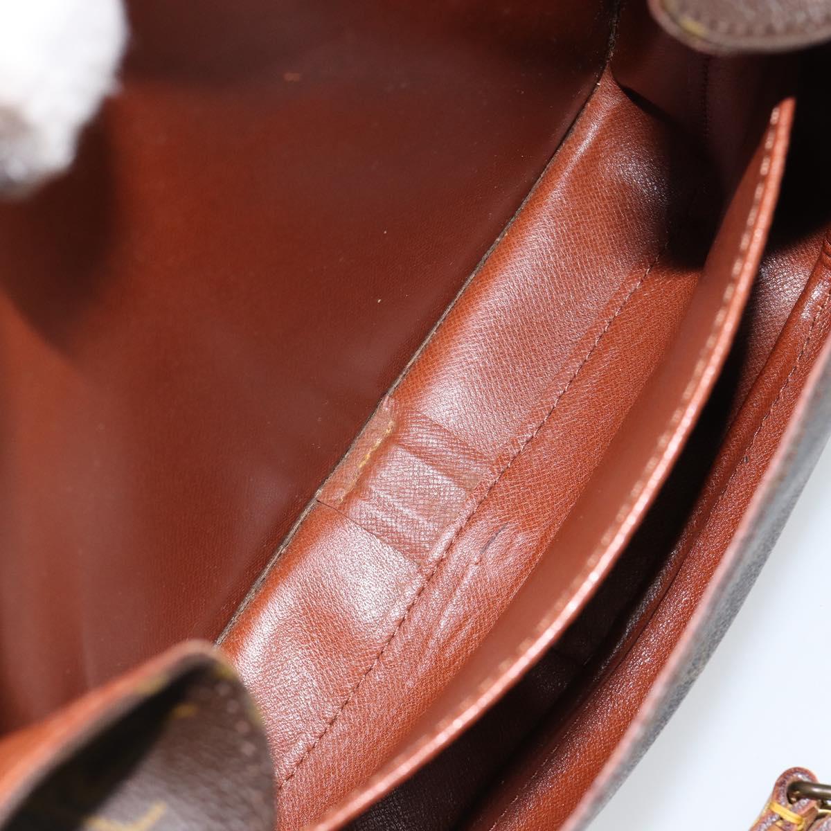 LOUIS VUITTON Monogram Cartouchiere MM Shoulder Bag M51253 LV Auth 151906