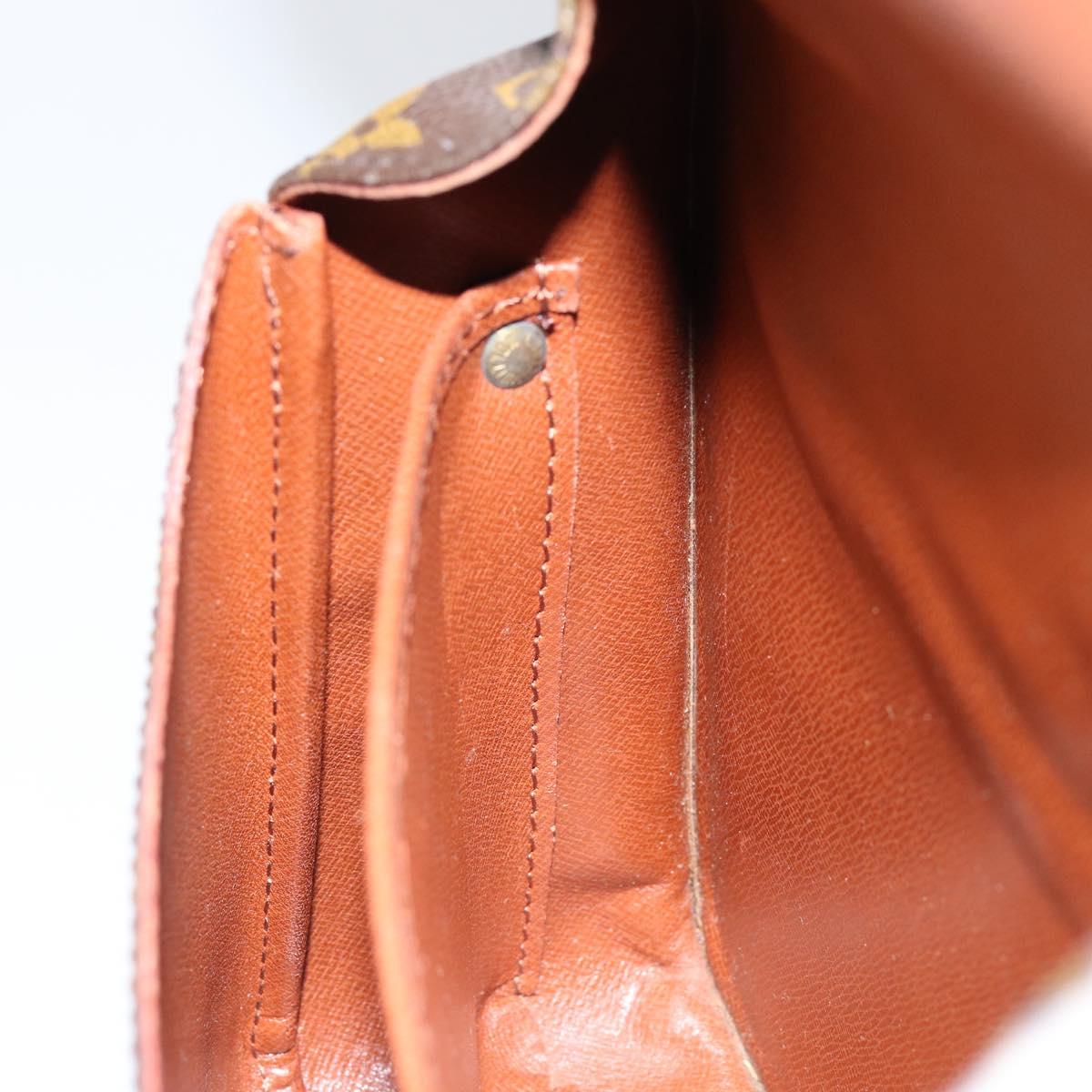 LOUIS VUITTON Monogram Cartouchiere MM Shoulder Bag M51253 LV Auth 151906