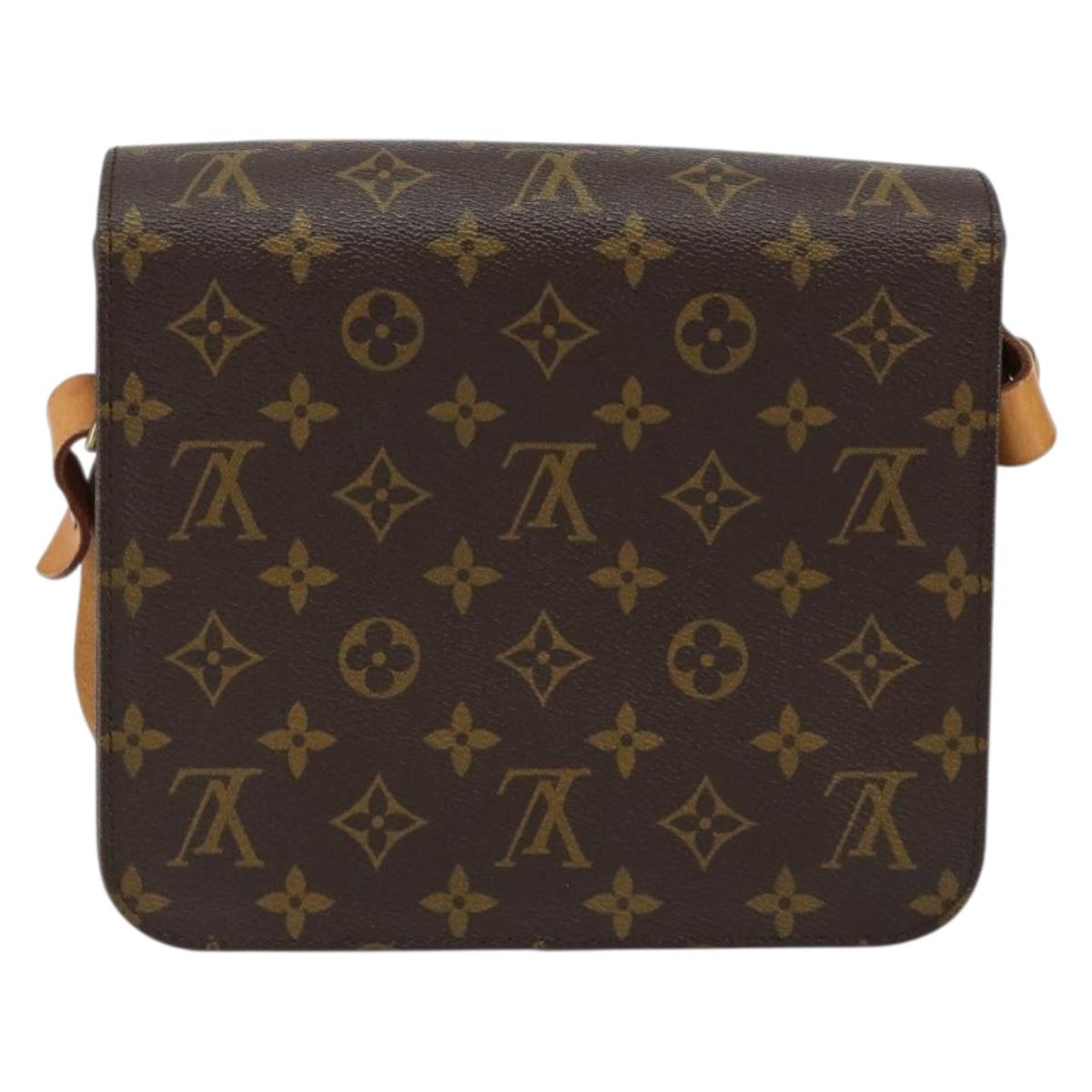 LOUIS VUITTON Monogram Cartouchiere MM Shoulder Bag M51253 LV Auth 151906