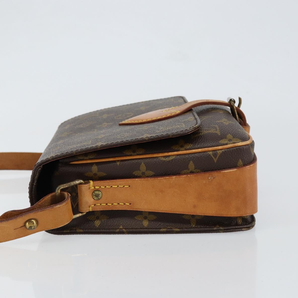 LOUIS VUITTON Monogram Cartouchiere MM Shoulder Bag M51253 LV Auth 151906