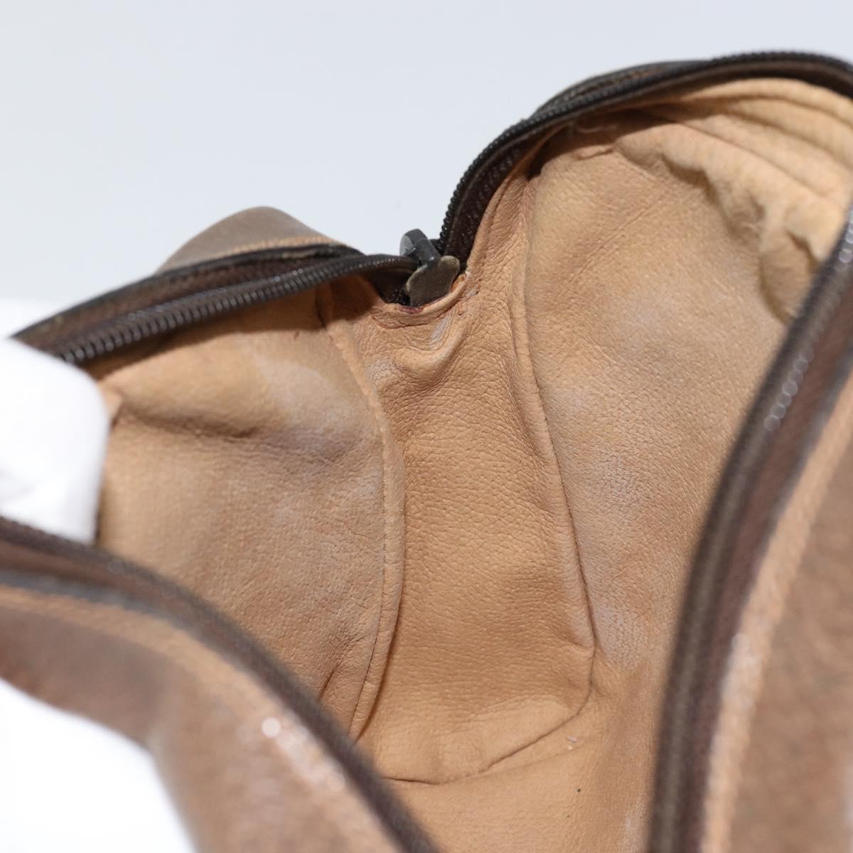 GUCCI GG Supreme Web Sherry Line Clutch Bag PVC Beige Red 27 004 998 Auth 151917