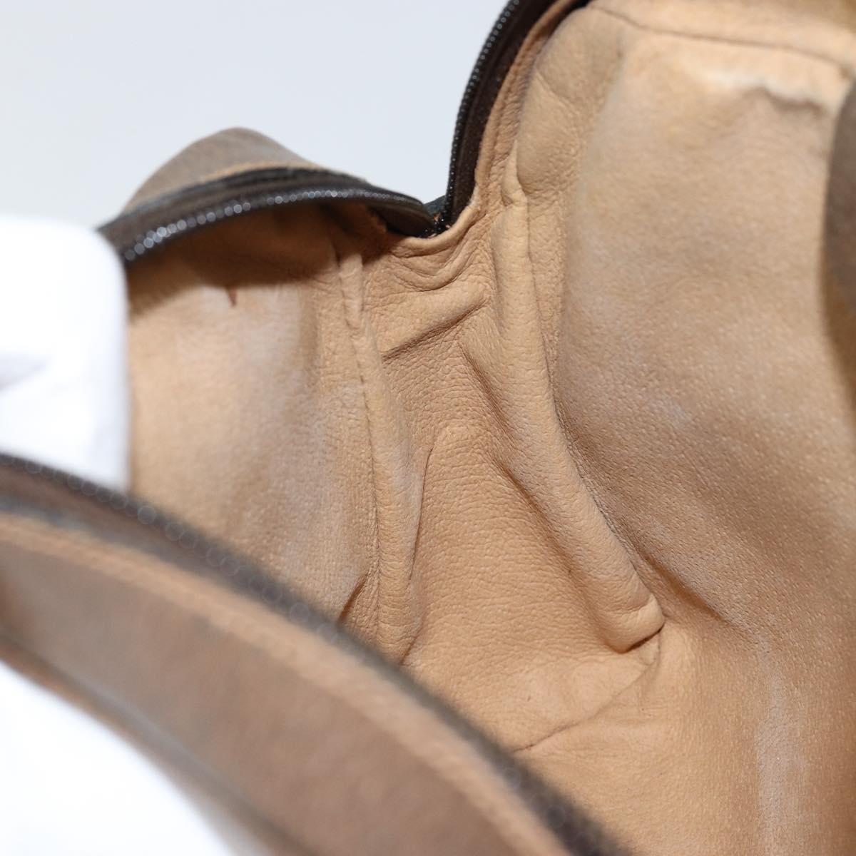 GUCCI GG Supreme Web Sherry Line Clutch Bag PVC Beige Red 27 004 998 Auth 151917