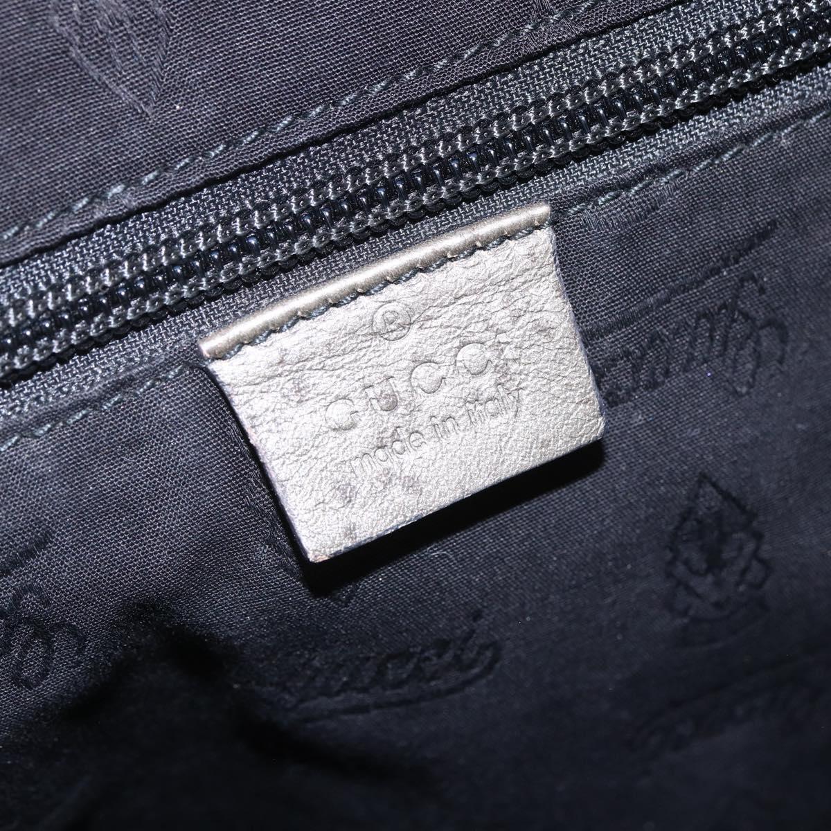 GUCCI GG Implementation Tote Bag PVC Silver Pink gray 211137 Auth 151918