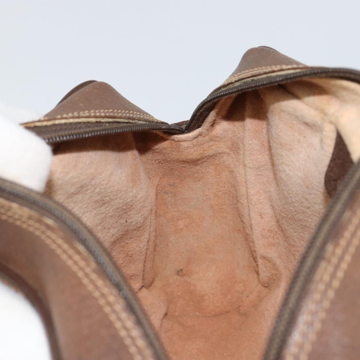 GUCCI GG Supreme Web Sherry Line Bag PVC Beige Red 56 02 087 Auth 151921