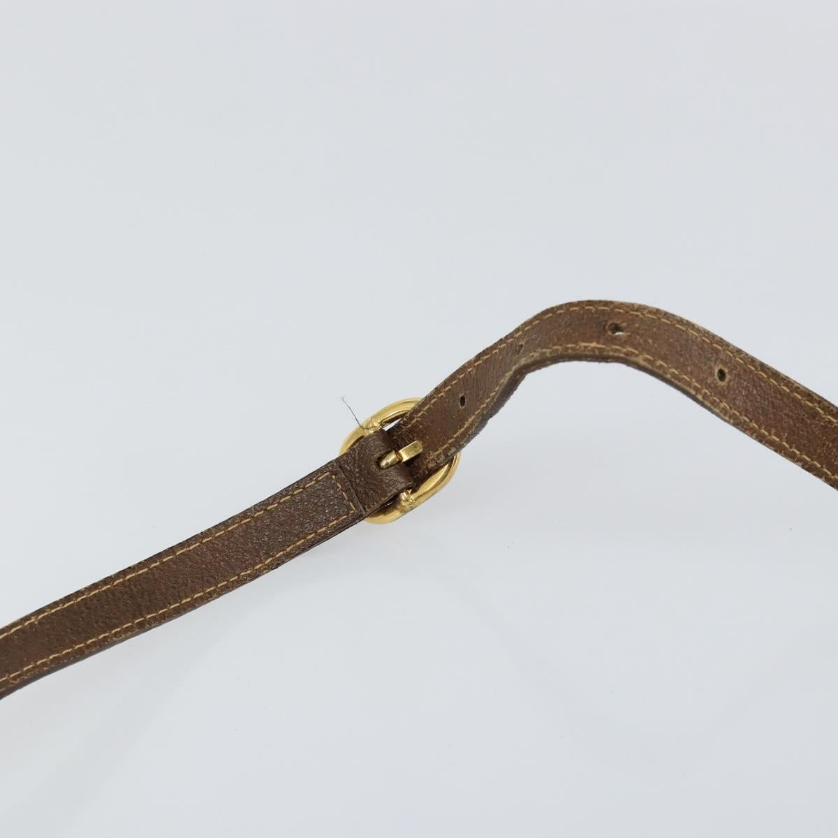 GUCCI GG Supreme Web Sherry Line Bag PVC Beige Red 56 02 087 Auth 151921