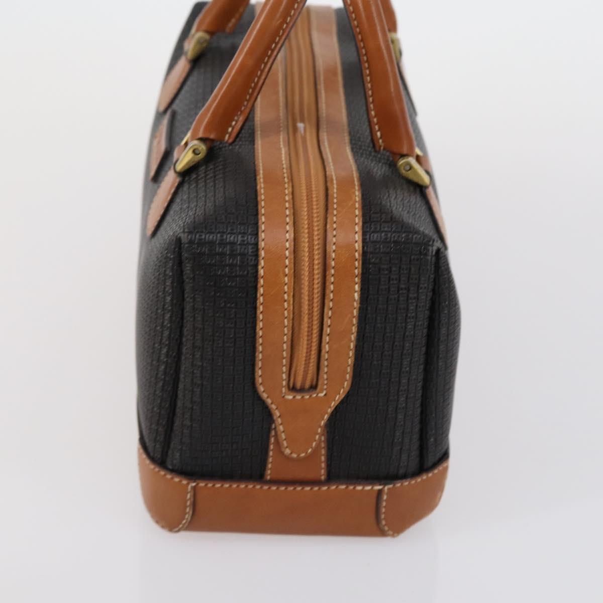 BALLY Shoulder Bag PVC Leather 3 Set Black White Auth 151928