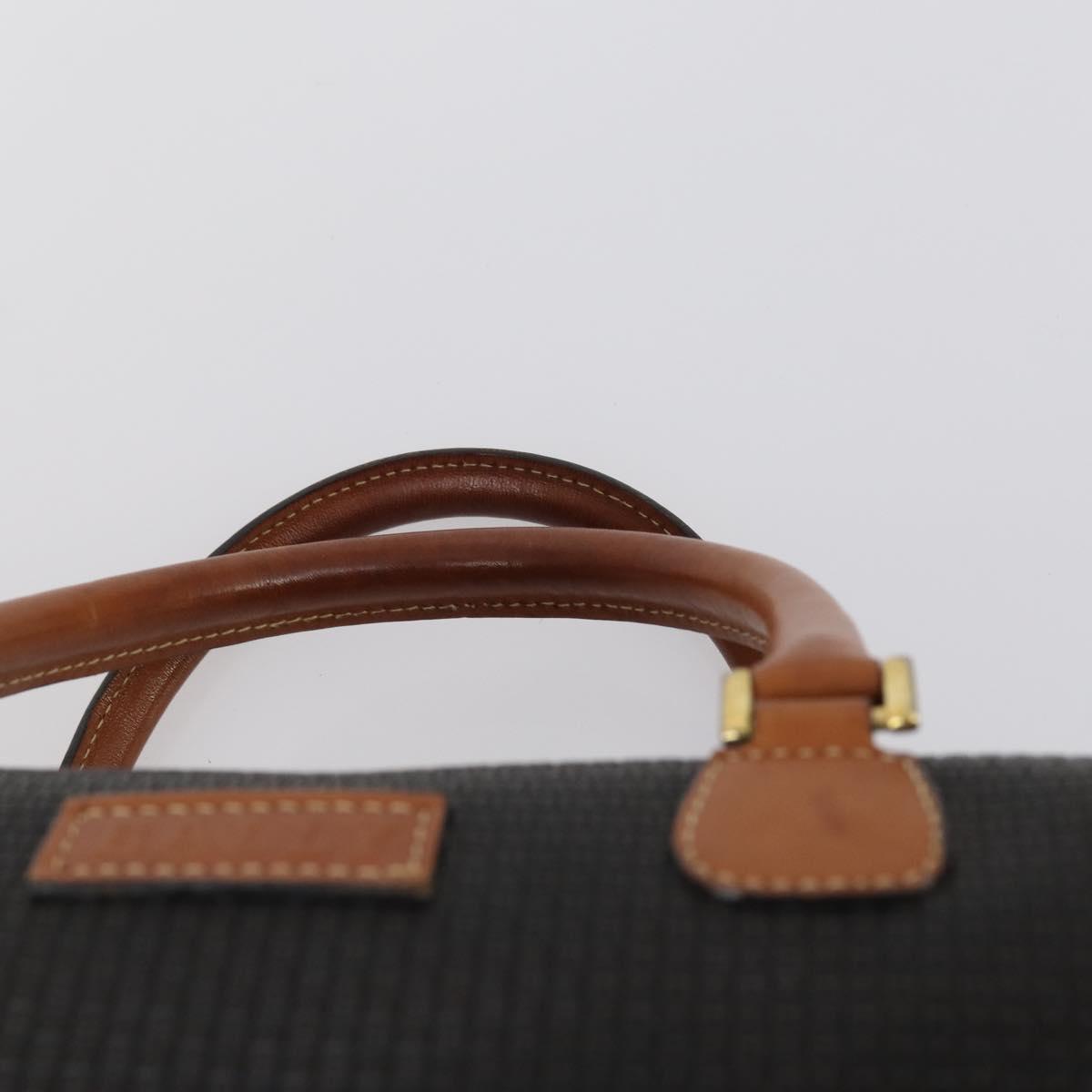 BALLY Shoulder Bag PVC Leather 3 Set Black White Auth 151928