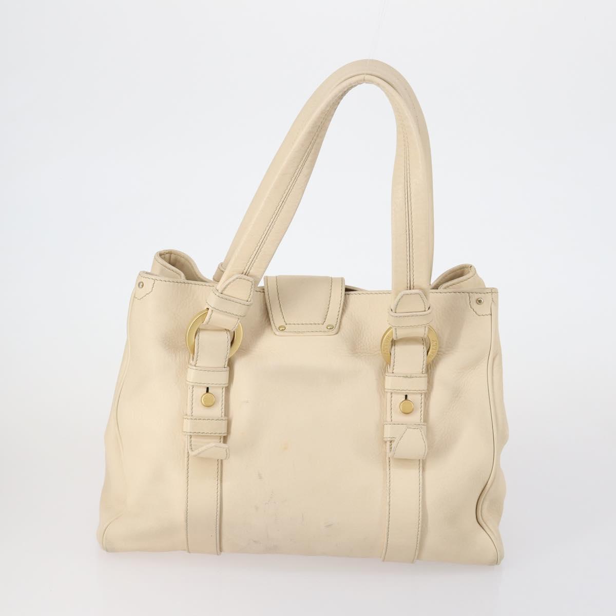 BALLY Shoulder Bag PVC Leather 3 Set Black White Auth 151928