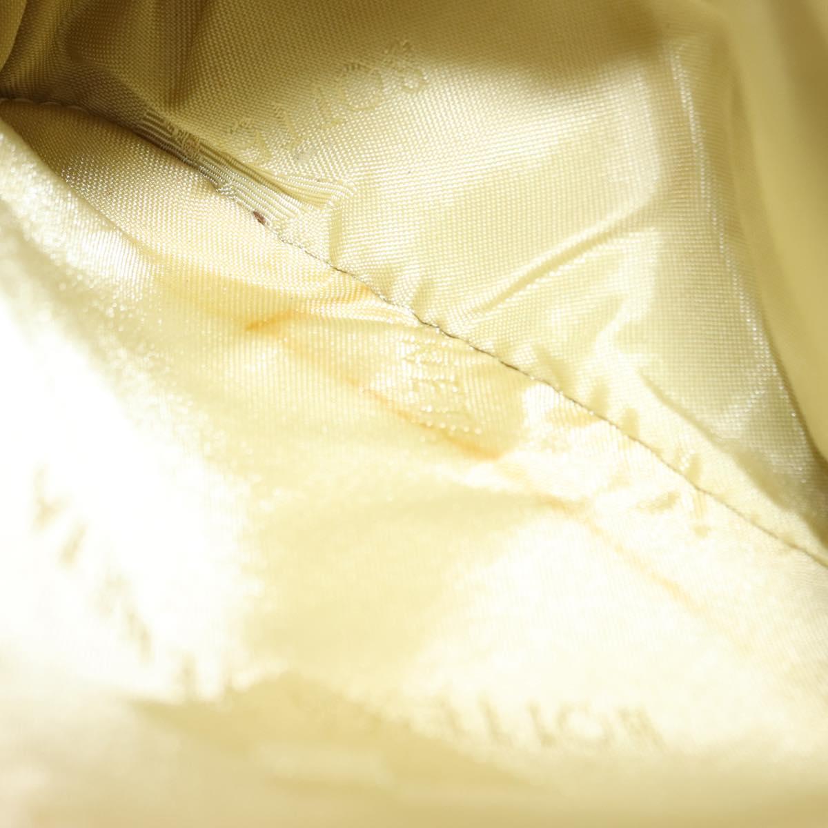 BOTTEGA VENETA Hand Bag Nylon Brown Auth 151930