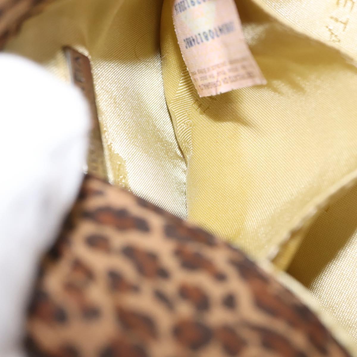 BOTTEGA VENETA Hand Bag Nylon Brown Auth 151930