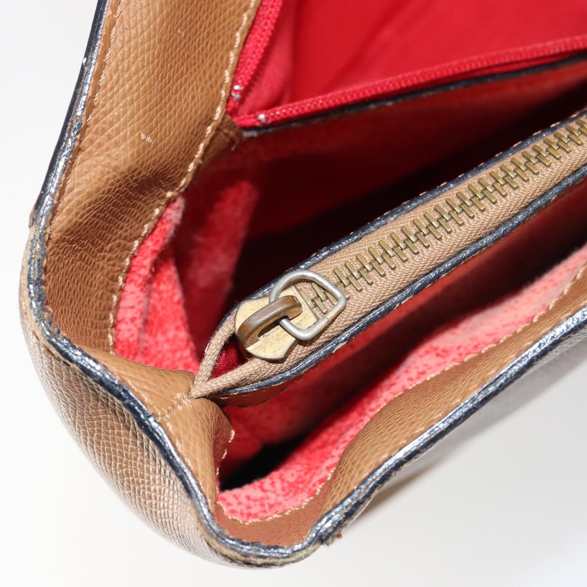 CELINE Hand Bag Leather Brown Auth 151933