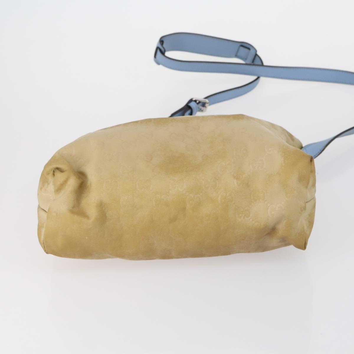 GUCCI GG Canvas Web Sherry Line Shoulder Bag PVC 4 Set Beige Red Auth 151936