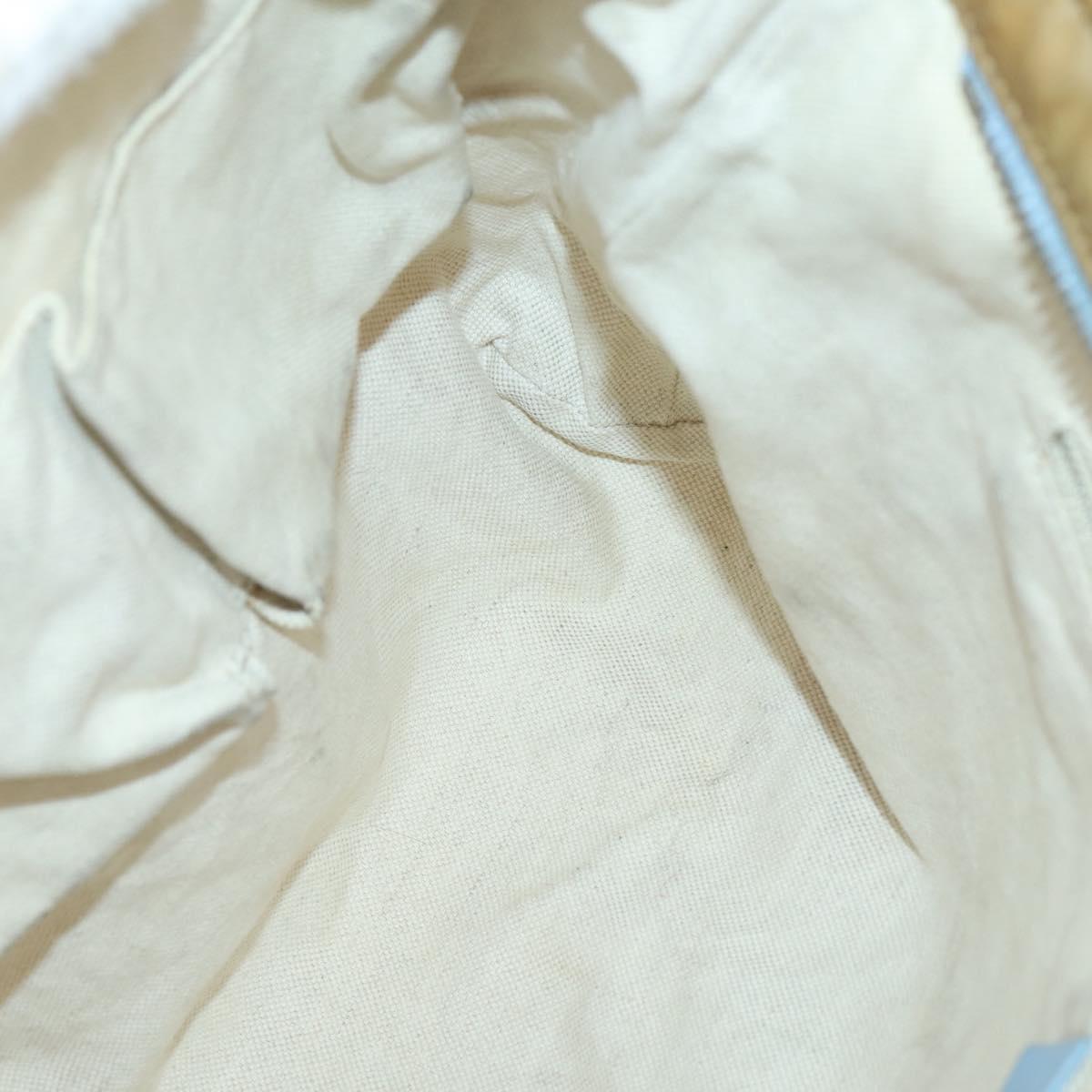 GUCCI GG Canvas Web Sherry Line Shoulder Bag PVC 4 Set Beige Red Auth 151936