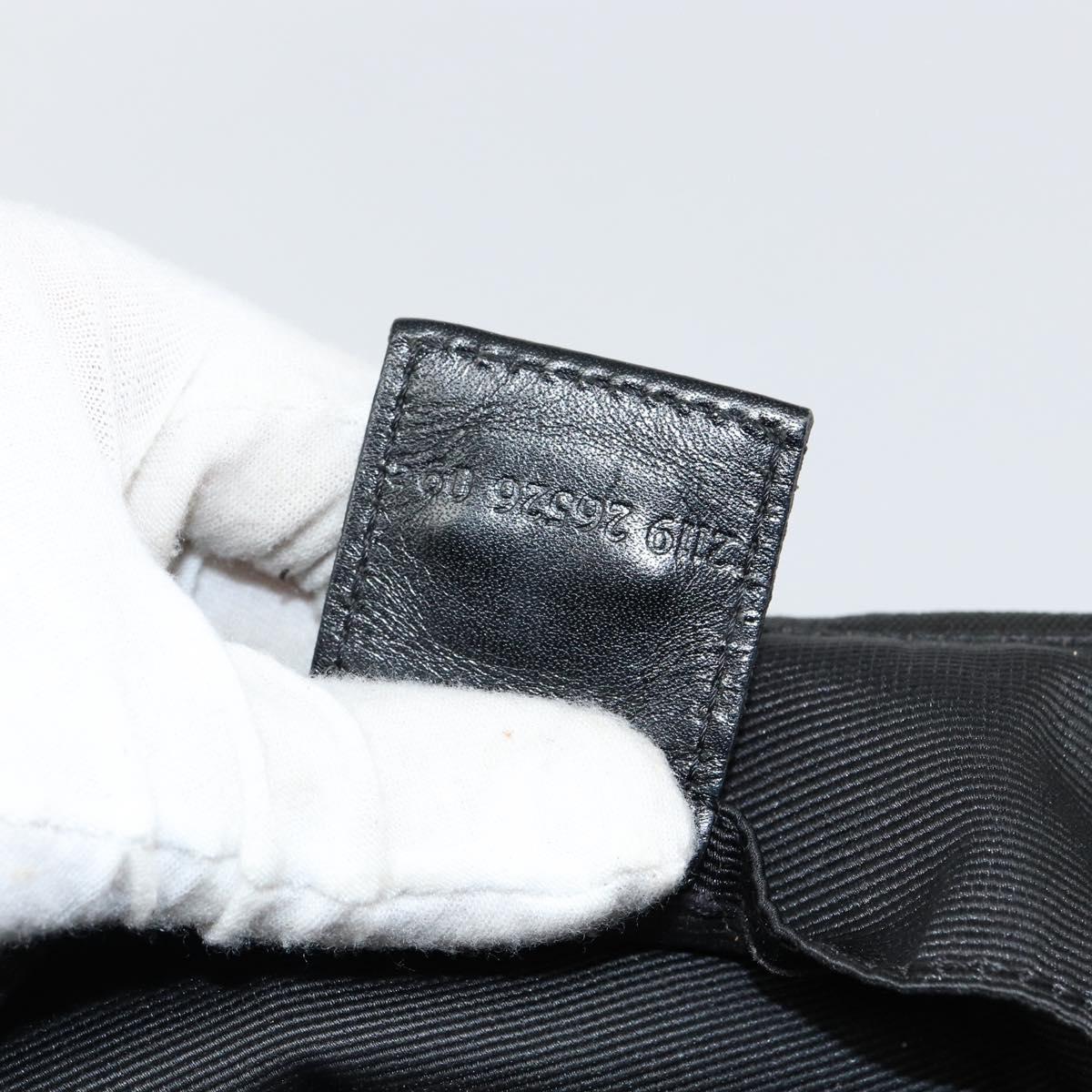 FENDI Hand Bag Nylon Black Auth 151940