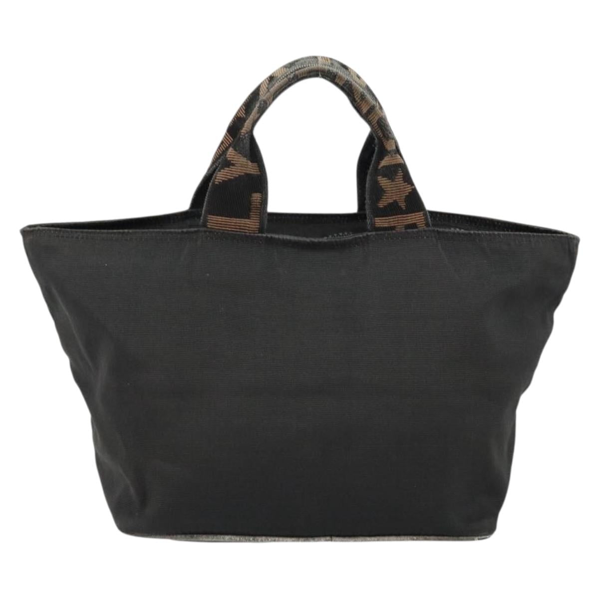 FENDI Hand Bag Black Auth 151941