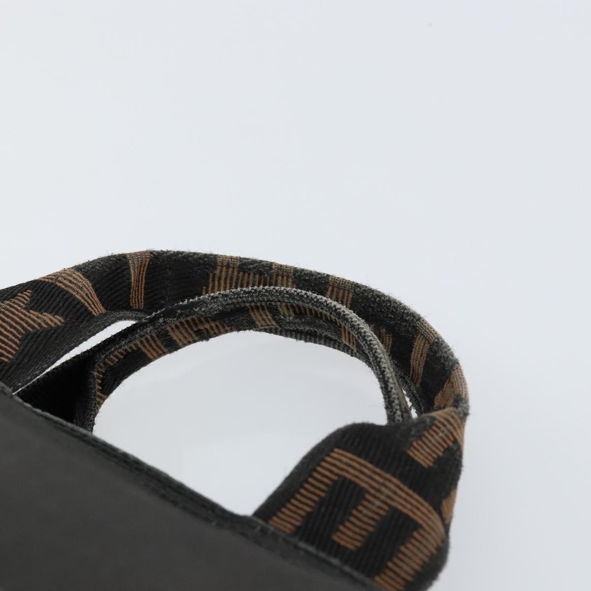 FENDI Hand Bag Black Auth 151941