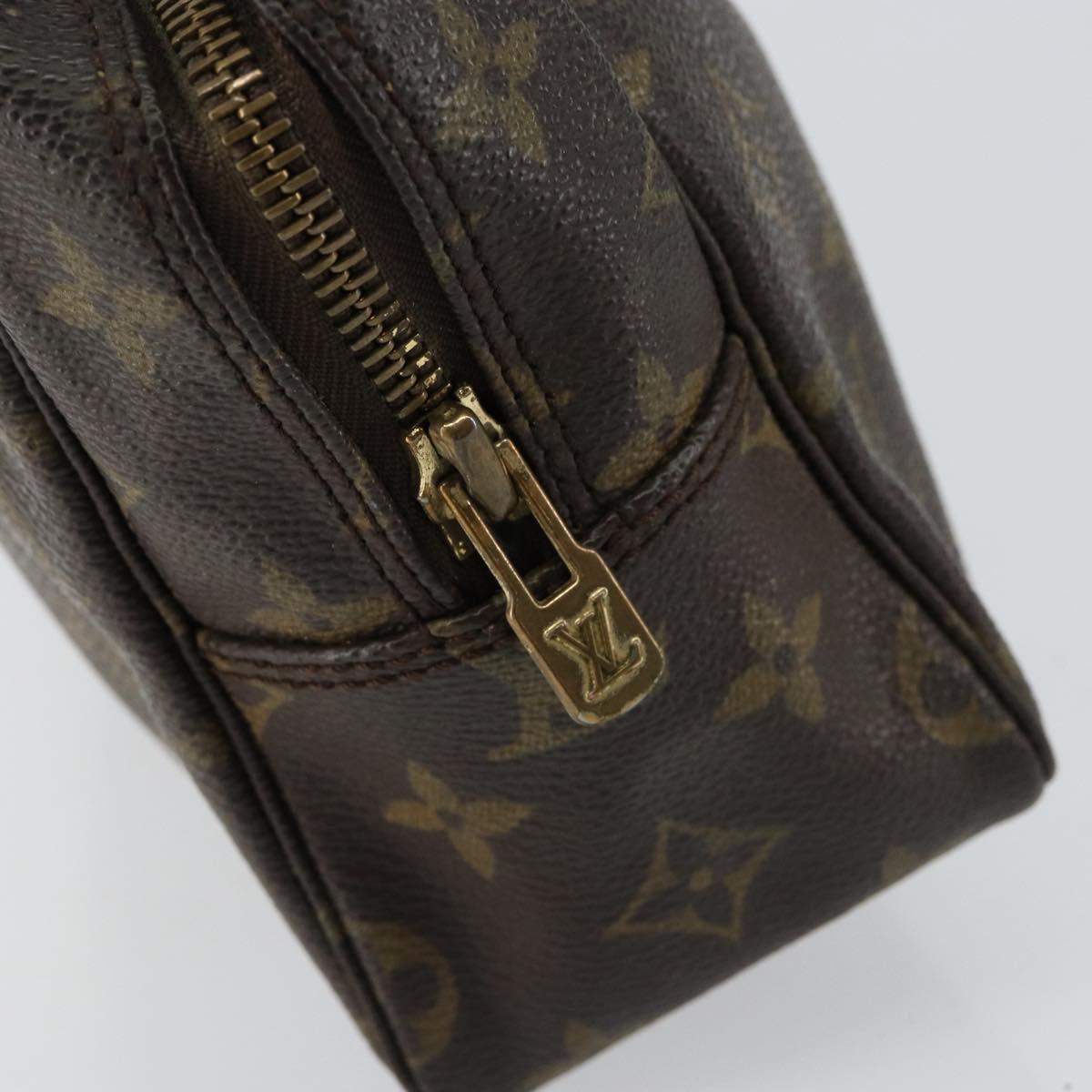 LOUIS VUITTON Monogram Trousse Toilette 28 Clutch Bag M47522 LV Auth 151944