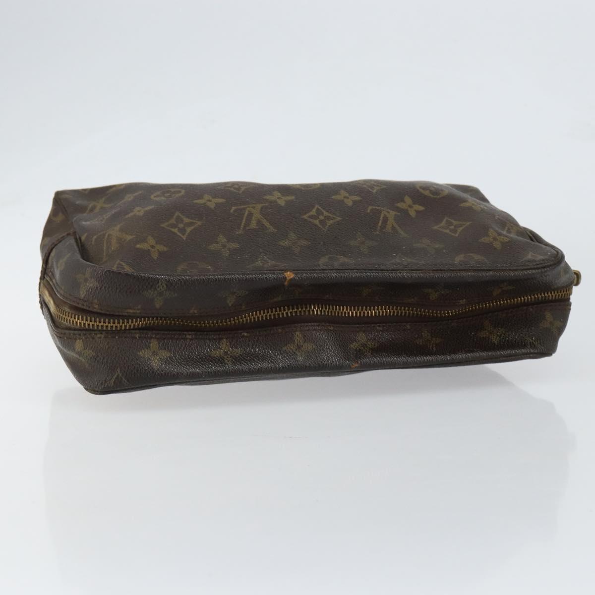 LOUIS VUITTON Monogram Trousse Toilette 28 Clutch Bag M47522 LV Auth 151944