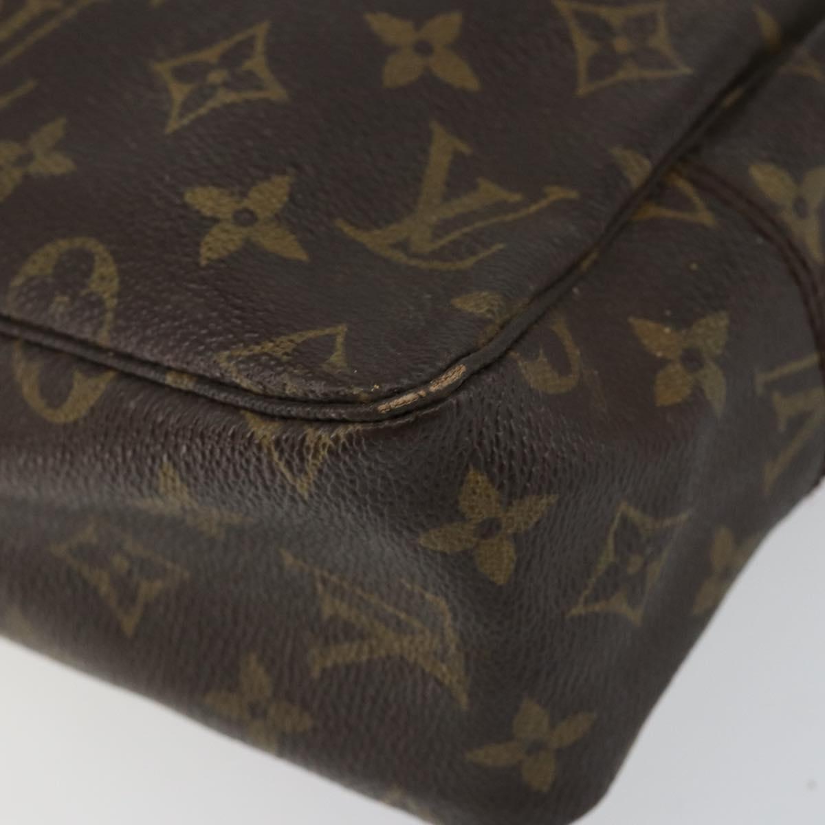 LOUIS VUITTON Monogram Trousse Toilette 28 Clutch Bag M47522 LV Auth 151944