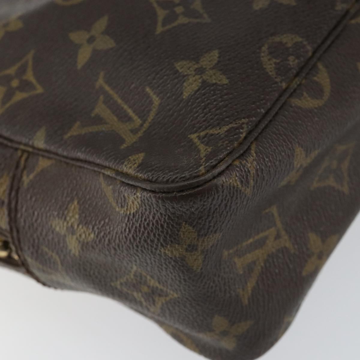 LOUIS VUITTON Monogram Trousse Toilette 28 Clutch Bag M47522 LV Auth 151944