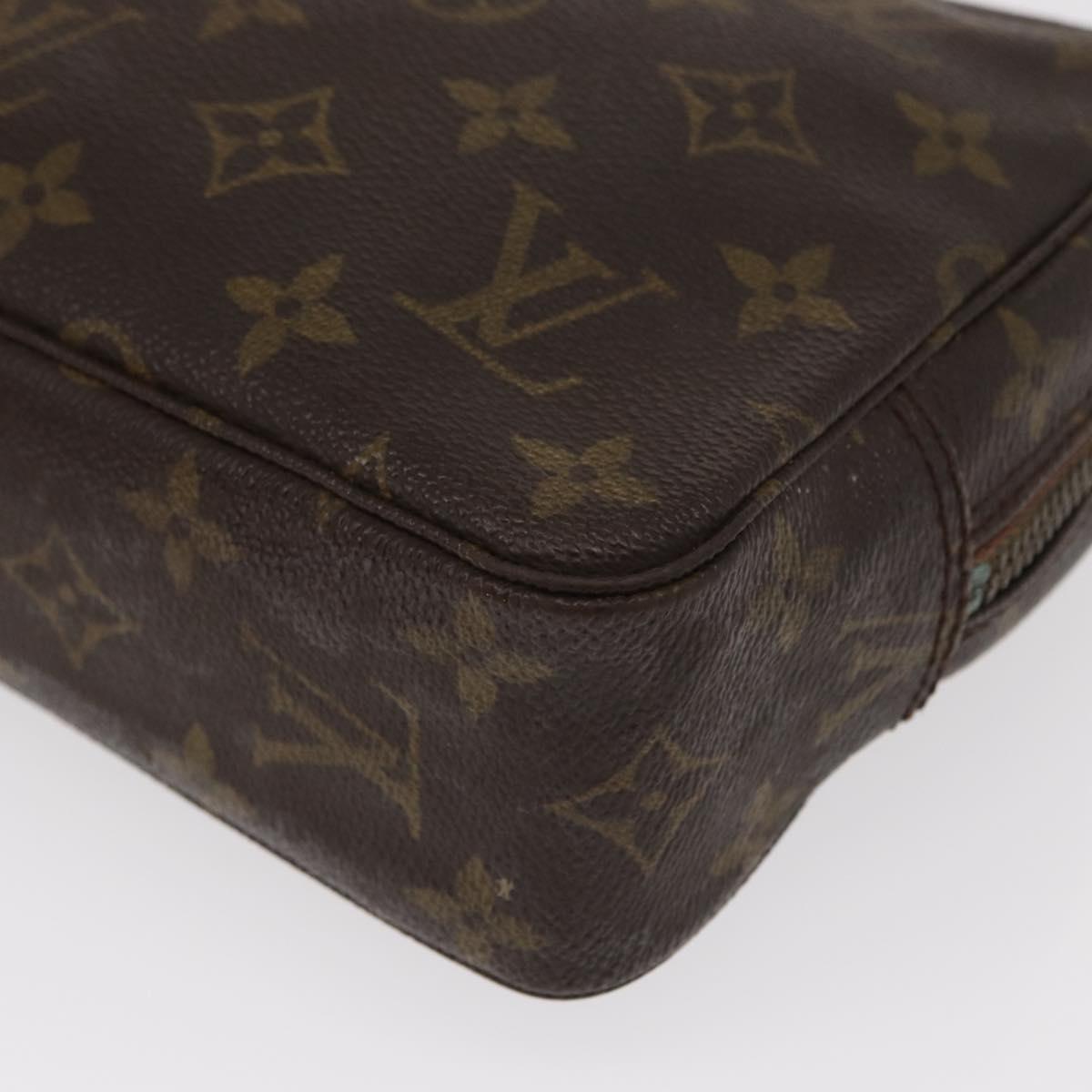 LOUIS VUITTON Monogram Trousse Toilette 23 Clutch Bag M47524 LV Auth 151950