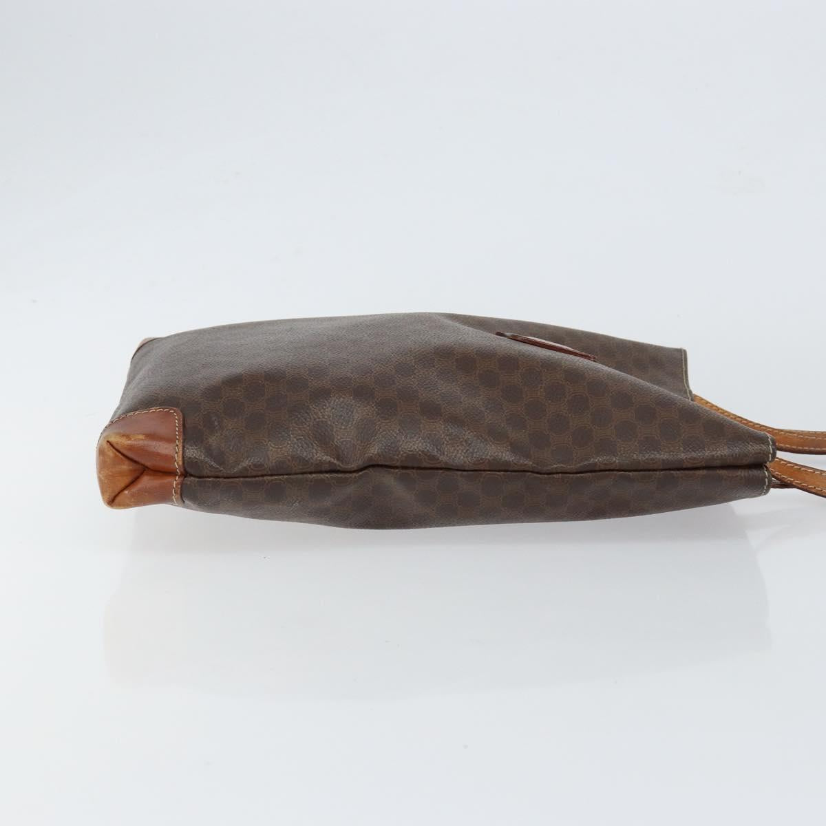 CELINE Macadam Canvas Tote Bag PVC Brown Auth 151961