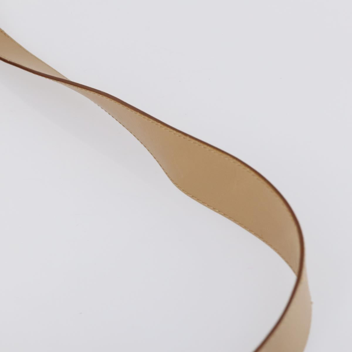 Salvatore Ferragamo Shoulder Bag Leather 2 Set Beige Auth 151962