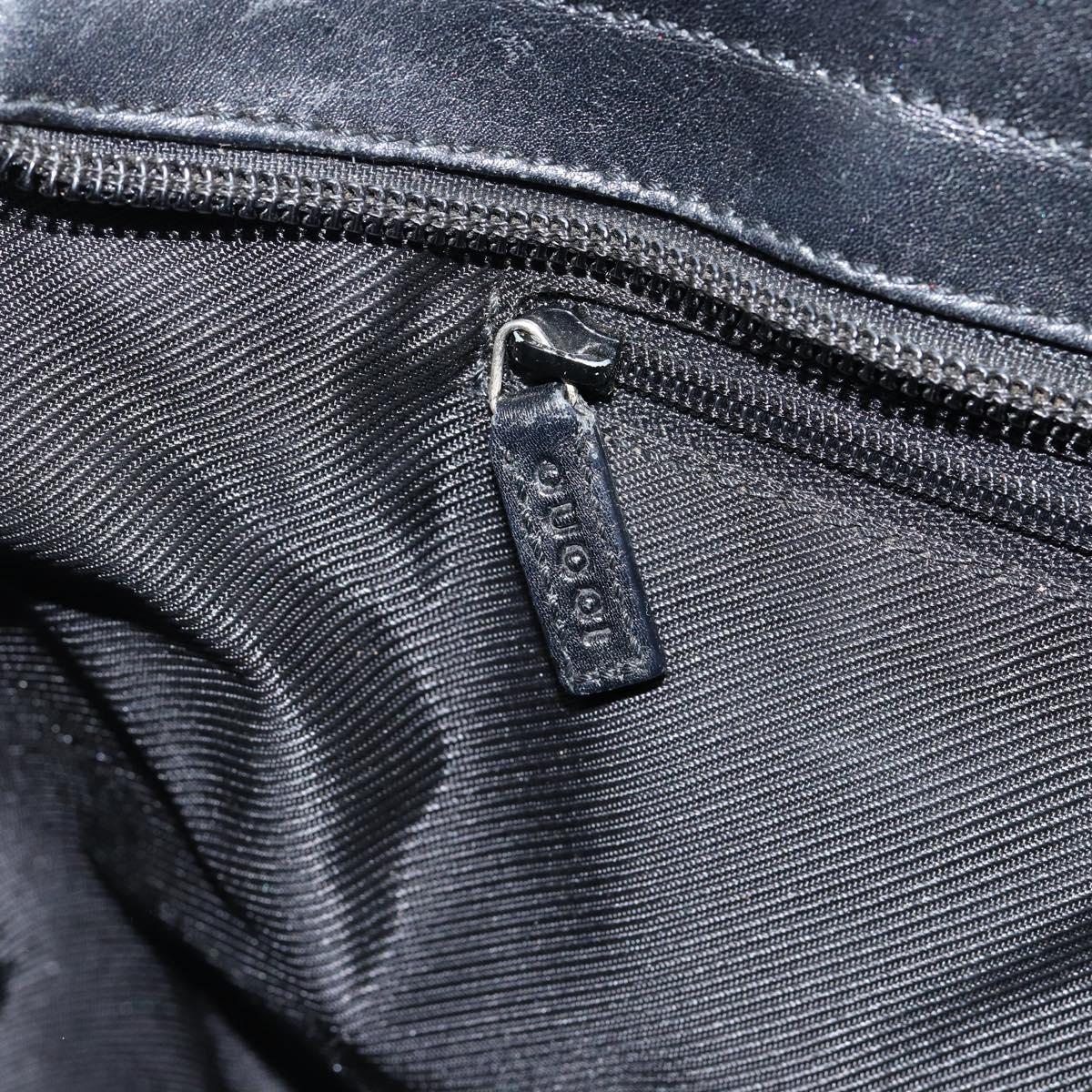 GUCCI GG Canvas Tote Bag Black 33890 Auth 151963