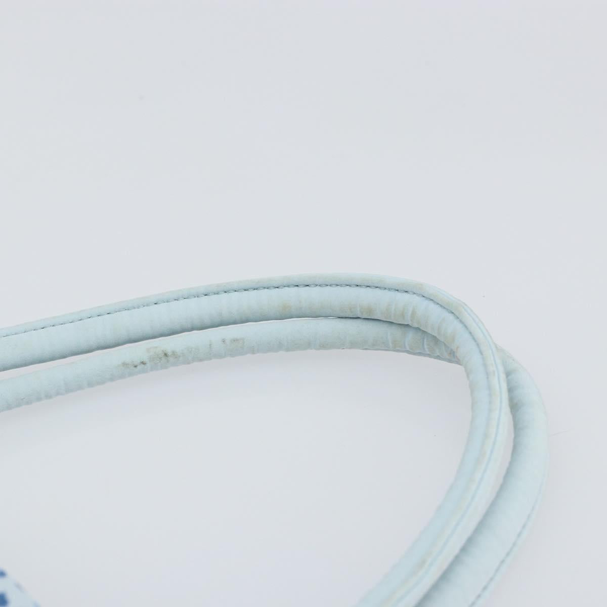 BOTTEGA VENETA Hand Bag Nylon Blue Auth 151964