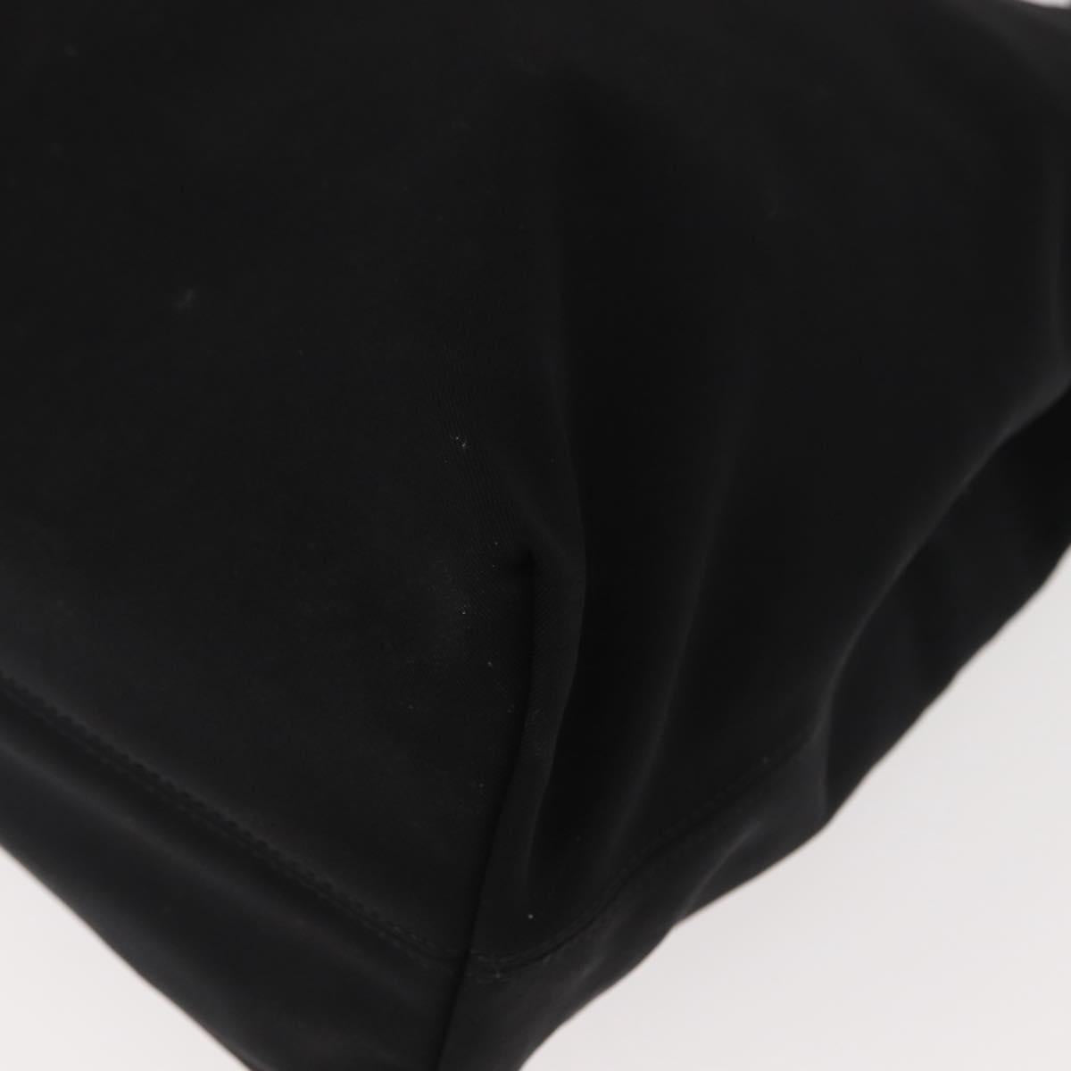 Salvatore Ferragamo Chain Vala Shoulder Bag Nylon Black Auth 151972