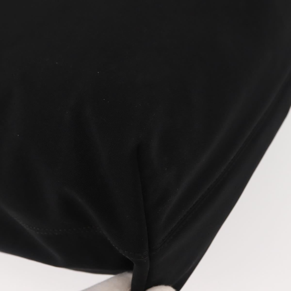 Salvatore Ferragamo Chain Vala Shoulder Bag Nylon Black Auth 151972