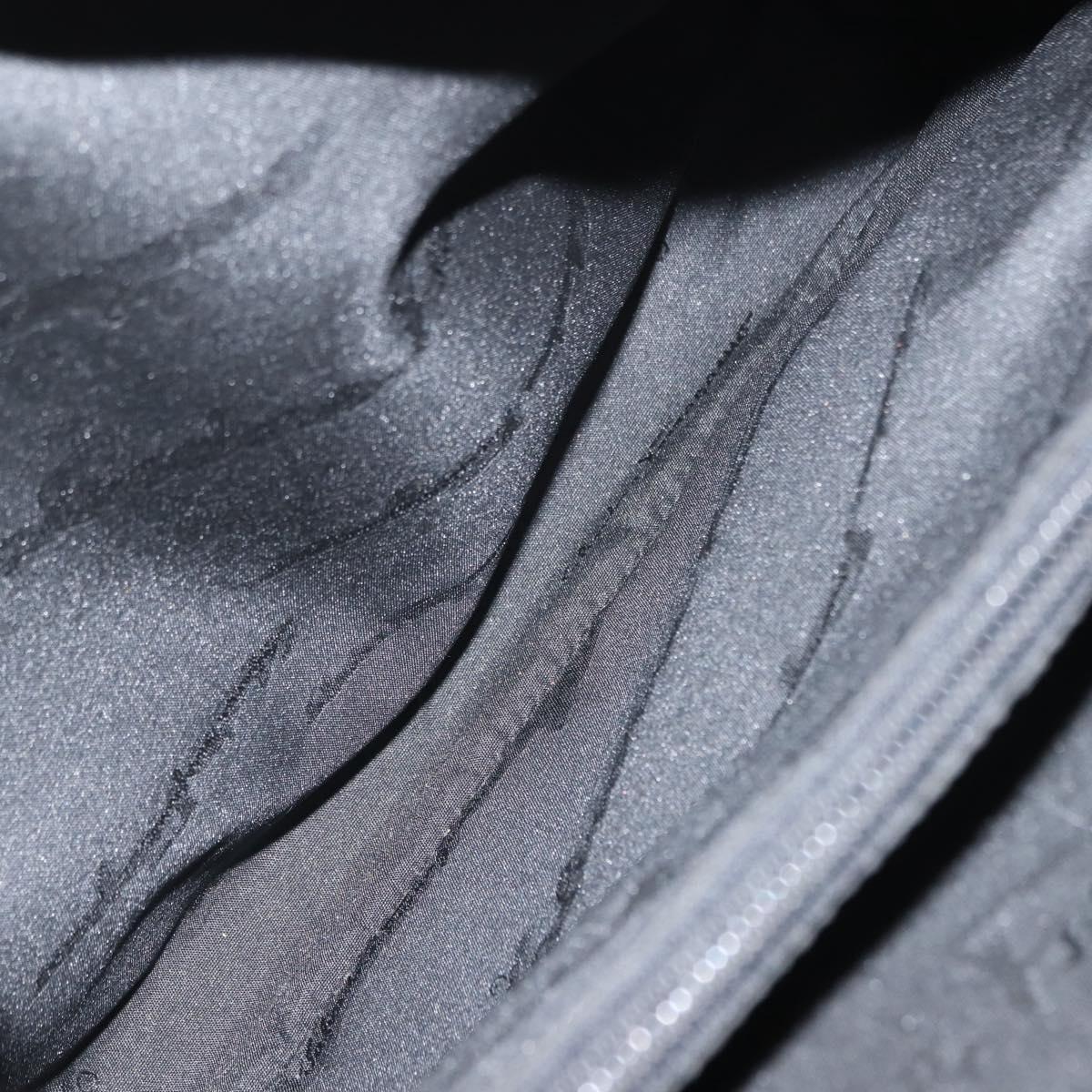 Salvatore Ferragamo Chain Vala Shoulder Bag Nylon Black Auth 151972