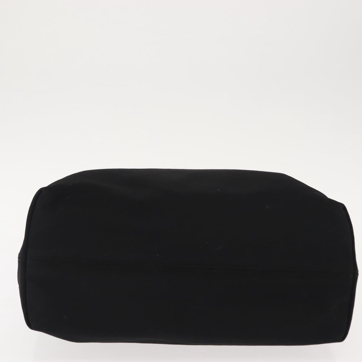 Salvatore Ferragamo Chain Vala Shoulder Bag Nylon Black Auth 151972