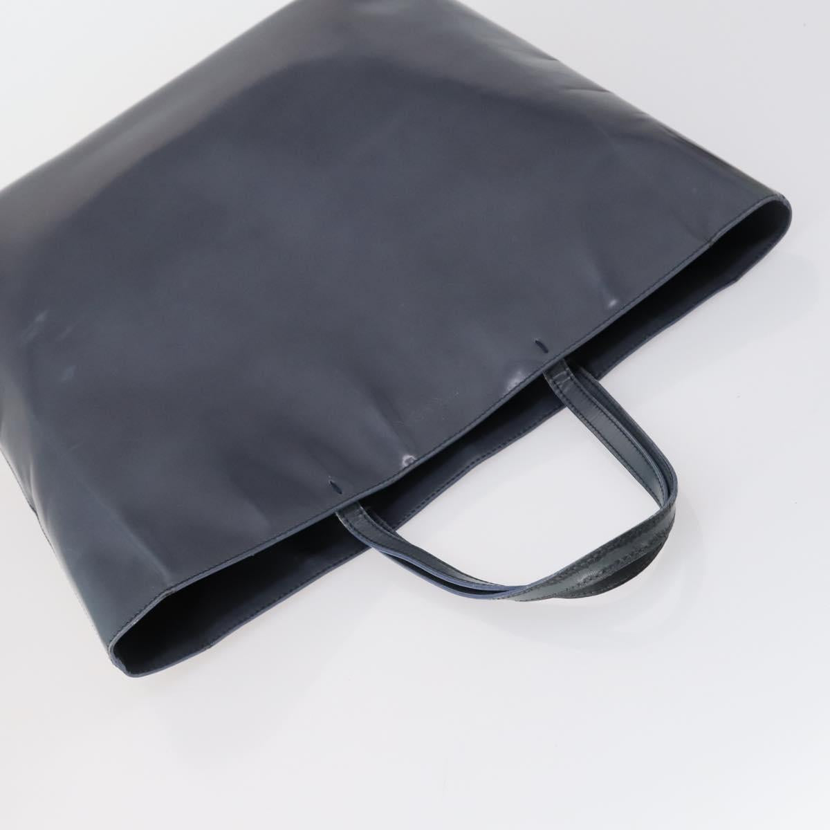 PRADA Shoulder Bag Nylon Patent 4 Set Pink Beige Navy Auth 151978