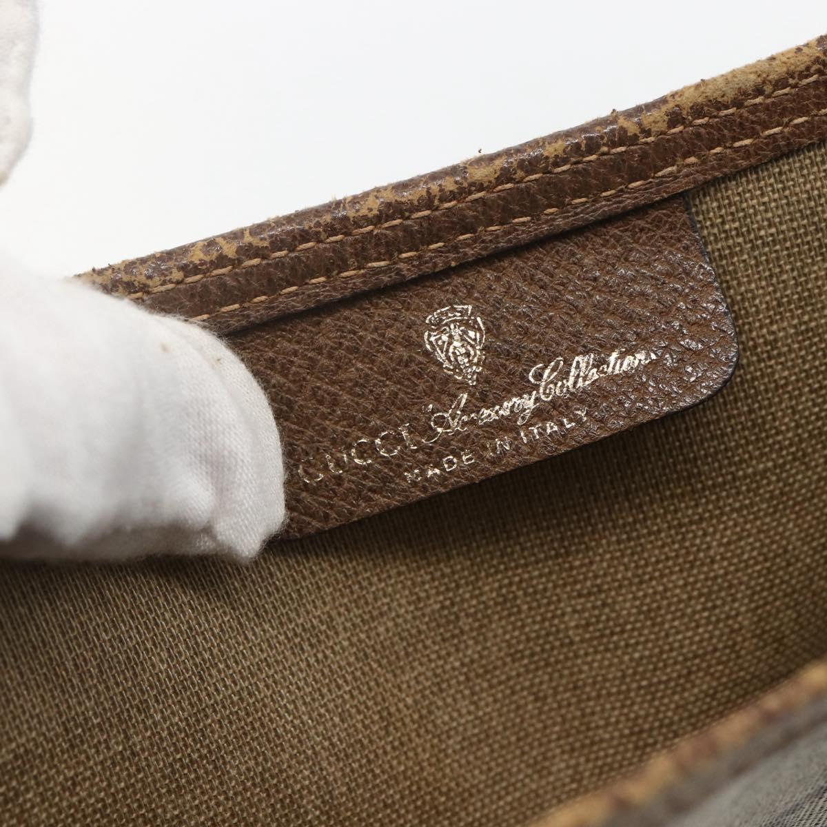 GUCCI GG Supreme Web Sherry Line Tote Bag PVC Beige Red 39 02 003 Auth 151981