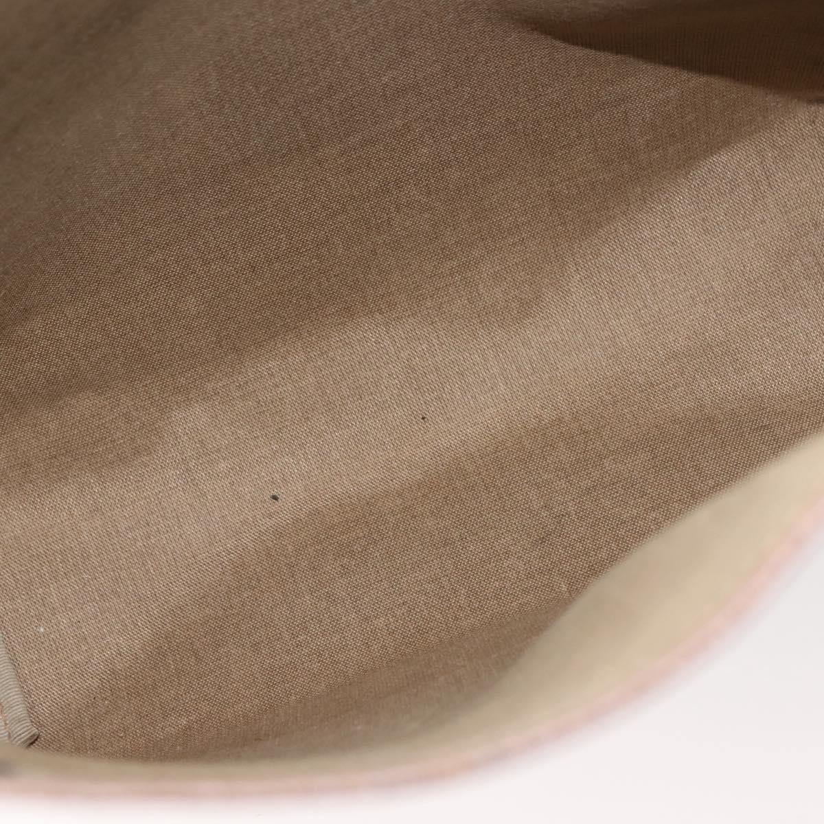 GUCCI GG Supreme Web Sherry Line Tote Bag PVC Beige 39 02 003 Auth 151982