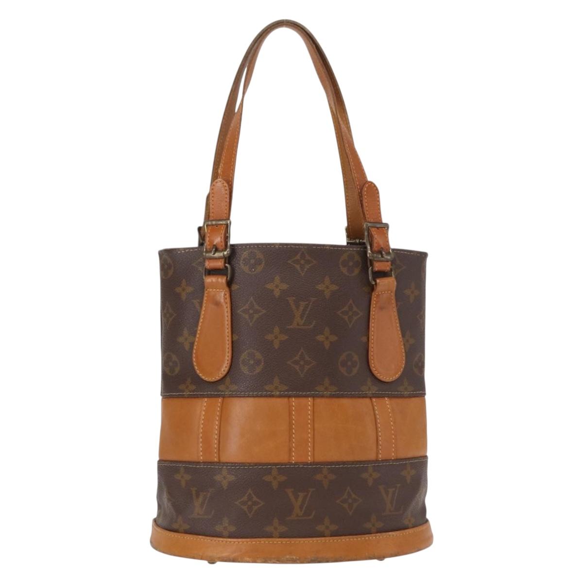 LOUIS VUITTON Monogram Bucket PM Shoulder Bag USA limited M42238 LV Auth 151993