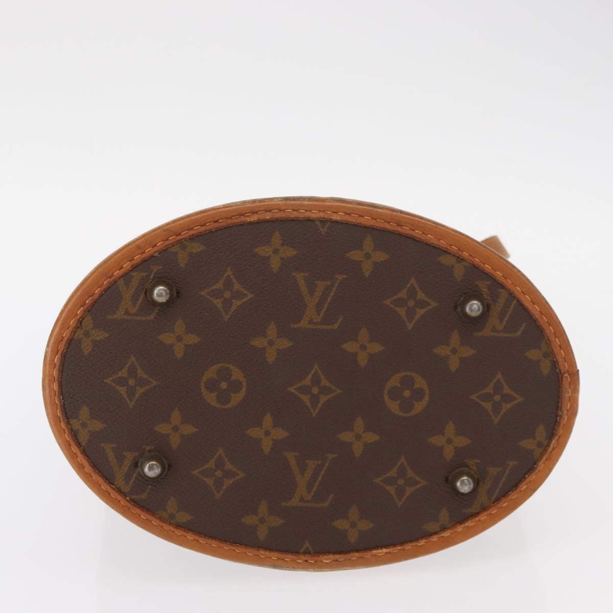 LOUIS VUITTON Monogram Bucket PM Shoulder Bag USA limited M42238 LV Auth 151993